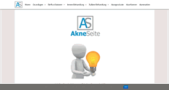 Desktop Screenshot of akneseite.de